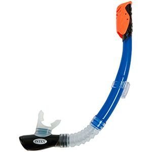 Трубка для плавания Hyper-Flo Sr. Snorkel, синяя, от 8 лет