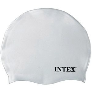 Резиновая шапочка для плавания Intex белая