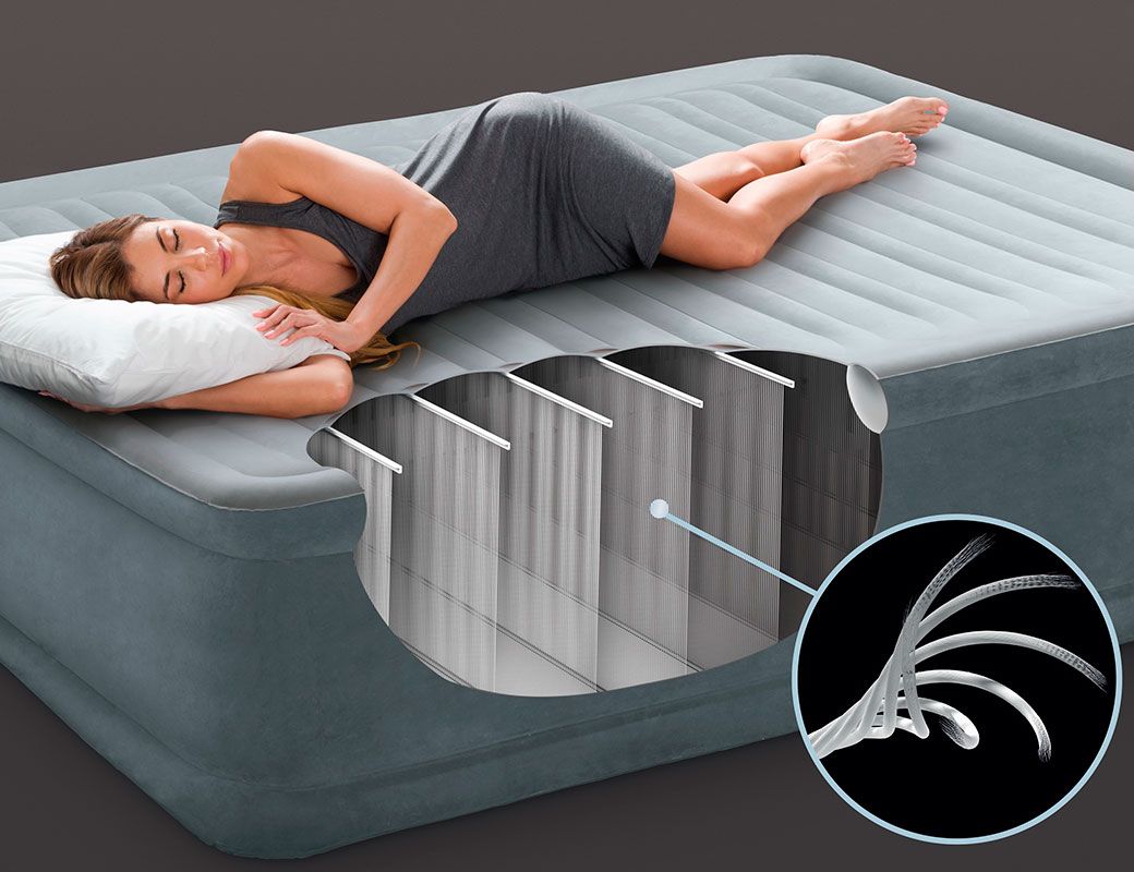 64414 Intex Comfort Plush Elevated Airbed Queen