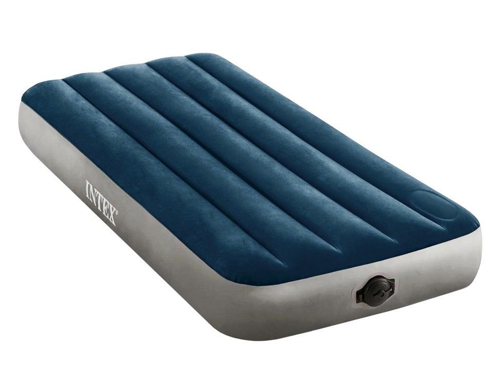 Intex inflatable bed single sale