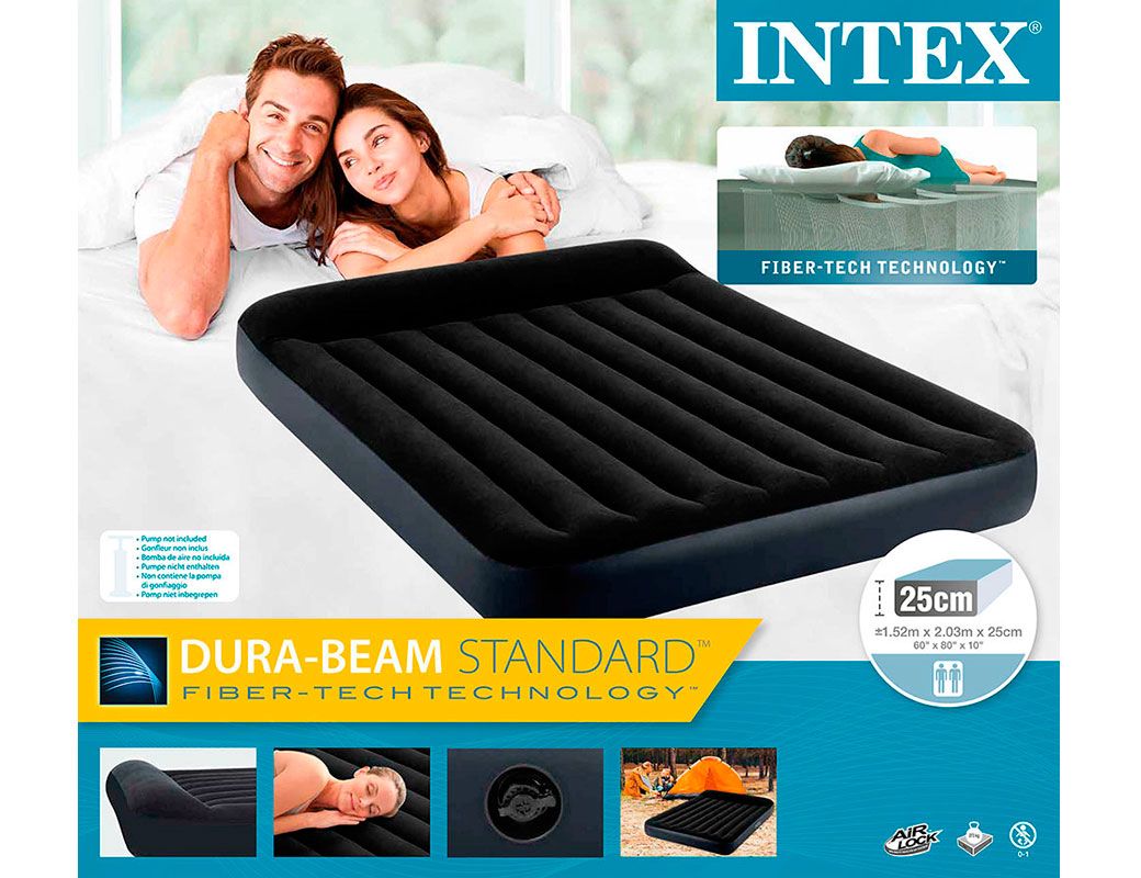 64143 Intex Pillow Rest Classic Airbed Queen