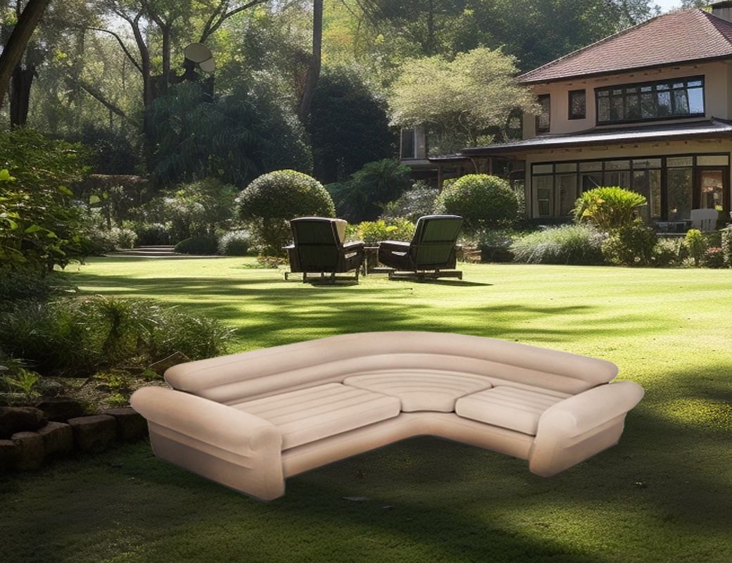 Надувной диван 68575 Intex Corner Sofa, 257x203x76 см, цена 19600 руб,фото, характеристики, отзывы