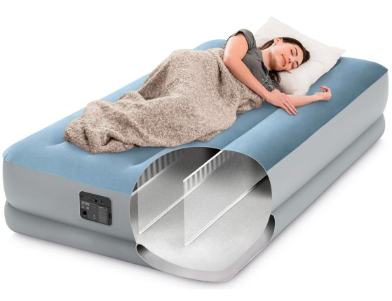   Intex Raised Comfort Airbed (Twin), 99x19136,    220