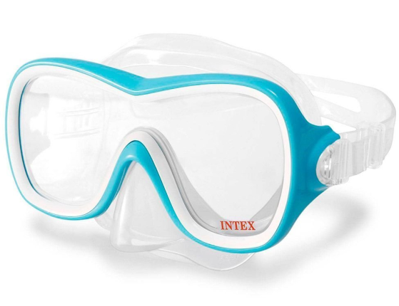 Маска для плавания Wave Rider Mask голубая, от 8 лет