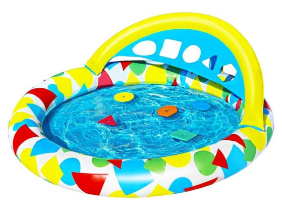 Детский бассейн с сортером Splash&Learn, 120x117x46 см, с 4 месяцев, BestWay