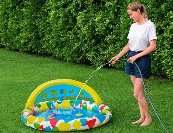 Детский бассейн с сортером Splash&Learn, 120x117x46 см, с 4 месяцев, BestWay