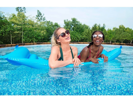 Каркасный бассейн Power Steel Swim Vista Series II + фильтр-насос + аксессуары, 549x122 см, BestWay