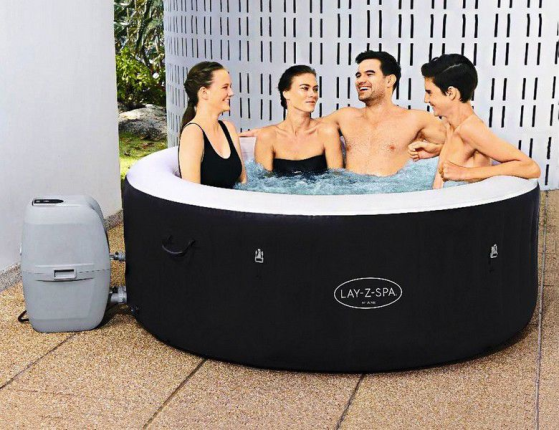 Надувной СПА бассейн Bestway LAY-Z-SPA Miami с аэромассажем, 180х66 см