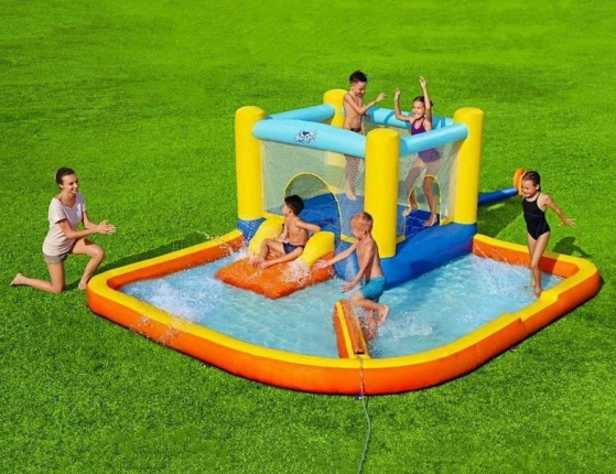 Игровой центр Beach Bounce с батутом, 365x340x152 см, BestWay