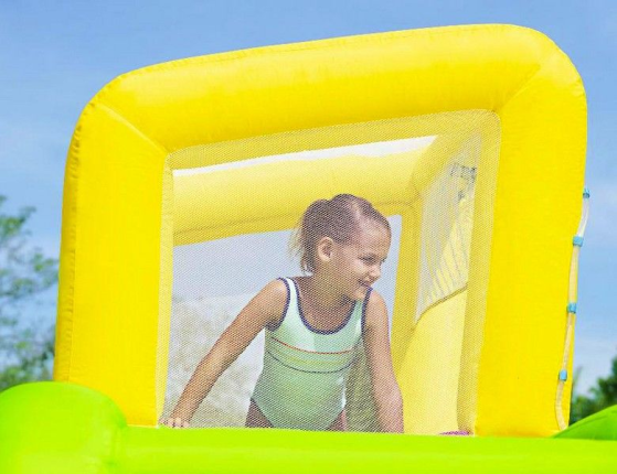 Надувной аквапарк Splash Course с двойной горкой и полосой препятствий, 710x310x265 см, BestWay