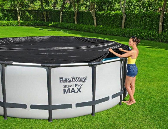 Тент для каркасного бассейна диаметром 549 см, Bestway