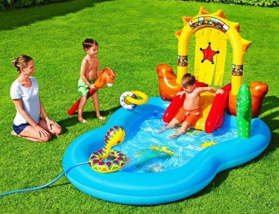 Надувной игровой центр Дикий Запад, 264x188x140 см, от 2 лет, BestWay