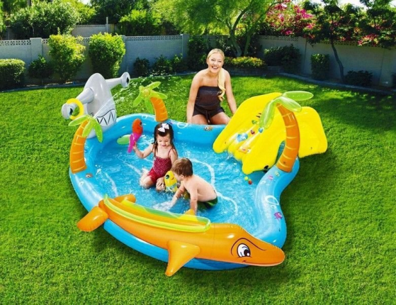 Надувной игровой центр Морские жители, 280х257х87 см, от 2 лет, BestWay