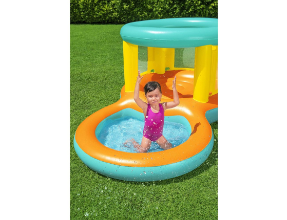Надувной игровой бассейн с батутом Jumptopia, 239x142x102 см, от 3 до 6 лет, BestWay