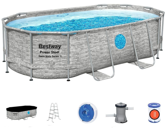    Power Steel Swim Vista Series II + - + , 427250100 , BestWay
