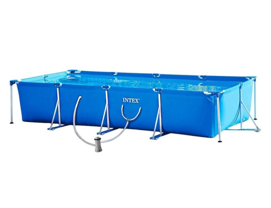 Бассейн каркасный Intex Rectangular Frame Pool, 450х220х84см+фильтр-насос