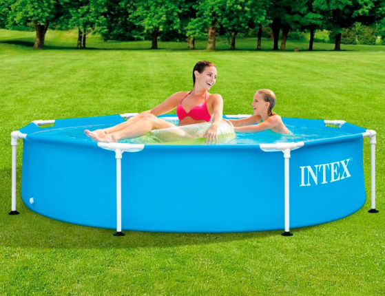 Бассейн  каркасный Intex Metal Frame Pool, 244х51см
