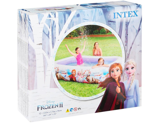 Надувной бассейн INTEX Холодное сердце, 262х175х56 см, от 6 лет