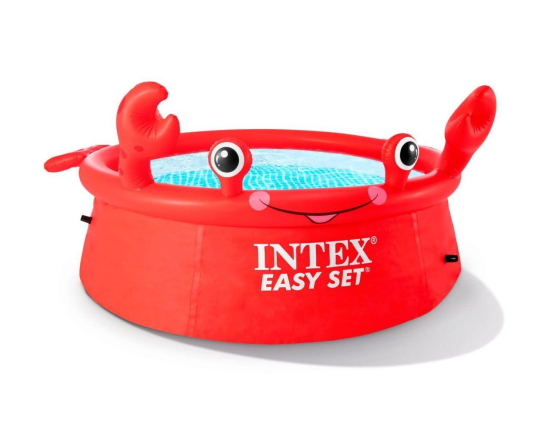 Надувной бассейн INTEX Веселый краб (Easy Set pool), 183х51 см, от 3 лет