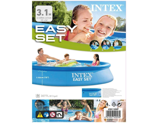 Надувной бассейн INTEX Easy Set Pool, 305х61 см