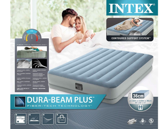   Intex Raised Comfort Airbed (Queen), 152x20336,    220