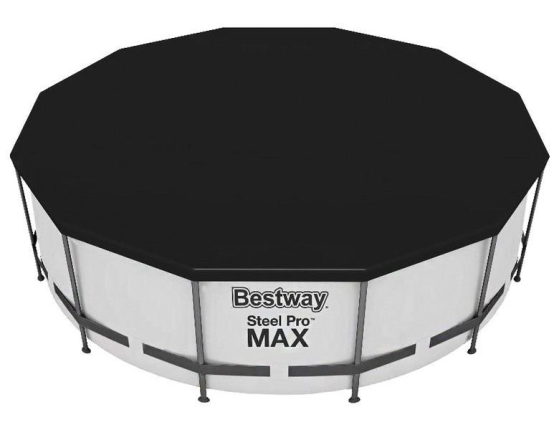 Тент для каркасного или надувного бассейна диаметром 366 см, BestWay