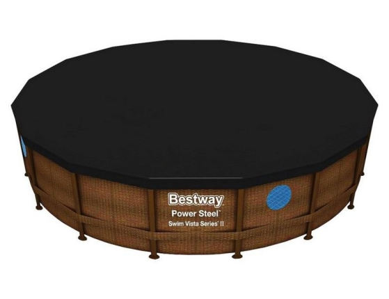 Тент для каркасного бассейна диаметром 488 см, BestWay
