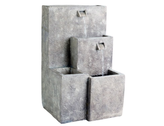 Декоративный садовый фонтан  с кашпо ФИРМИНО, 40x42x70 см