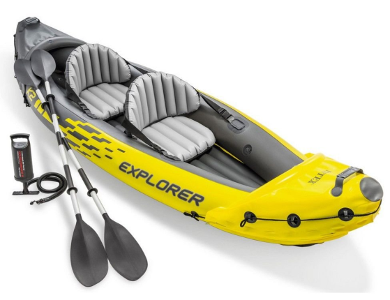 Надувная лодка-каяк Explorer-K2 (Set), 312х91х51 см
