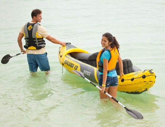 Надувная лодка-каяк Explorer-K2 (Set), 312х91х51 см