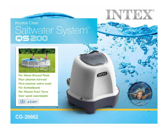 Хлоргенератор для бассейнов до 8327 л Krystal Clear SaltWater System Intex