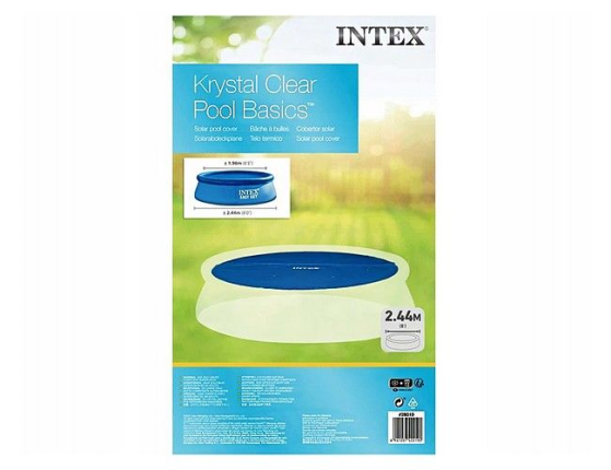 Плавающее покрывало для бассейнов диаметром 244 см Intex Solar Cover
