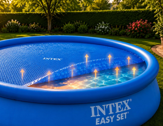 Плавающее покрывало для бассейнов диаметром 305 см Интекс (Intex Solar Cover)