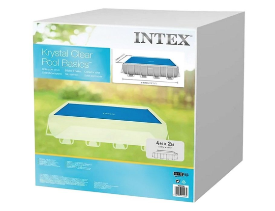 Солнечное покрывало для прямоугольного бассейна 400х200 см Intex Solar Cover
