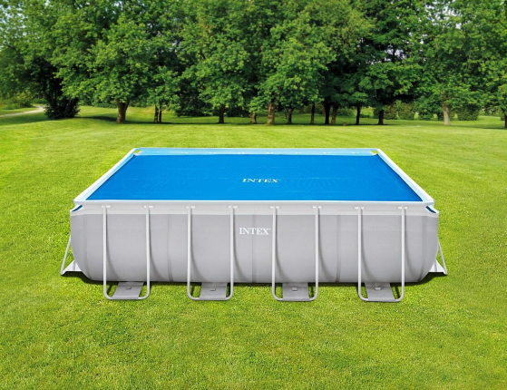 Солнечное покрывало для прямоугольного бассейна 488х244 см Intex Solar Cover