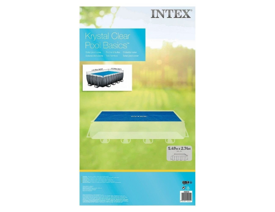 Солнечное покрывало для прямоугольного бассейна 549х274 см Intex Solar Cover