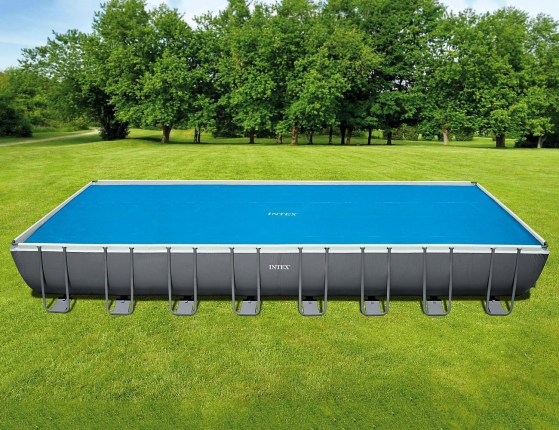 Солнечное покрывало для прямоугольного бассейна 975х488 см Intex Solar Cover