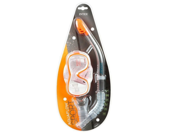 Wawe Rider Swim Set Набор для подводного плавания Intex: Маска с Трубкой, от 8 лет