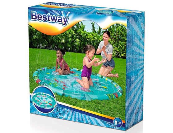 Детский бассейн Подводный мир с фонтанчиками, 165 см, от 2 лет, BestWay