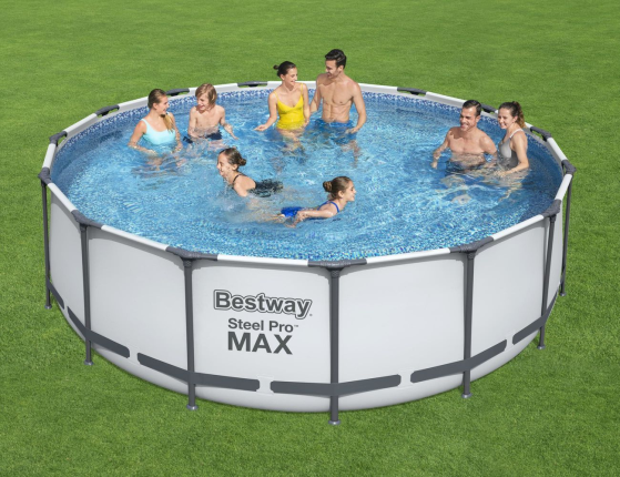 Бассейн каркасный Bestway Steel Pro Мах, 457 х 122 см + фильтр-насос + аксессуары