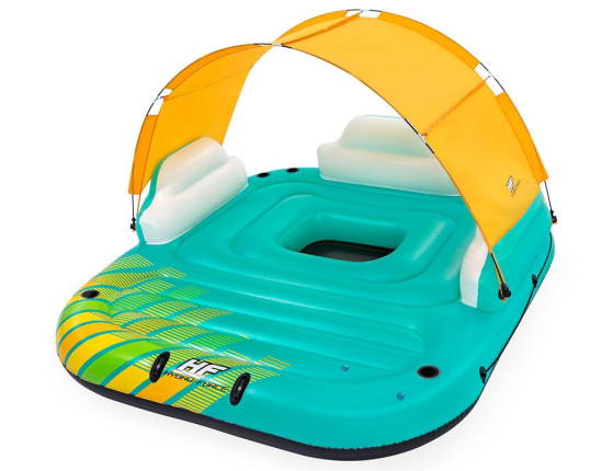 Надувной плот-остров Sunny Lounge для отдыха на воде, 291х265х83 см, BestWay