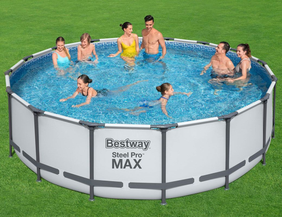 Бассейн каркасный Bestway Steel Pro Мах, 488 х 122 см + фильтр-насос + аксессуары