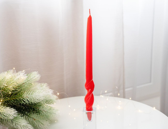 Свеча флекс красная, 3х33 см