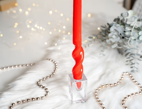 Свеча флекс красная, 3х33 см