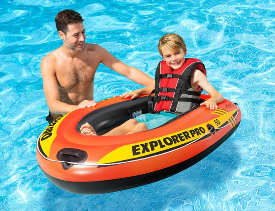 Надувная лодка Intex Explorer PRO - 50, 137х85х23 см, от 6 лет