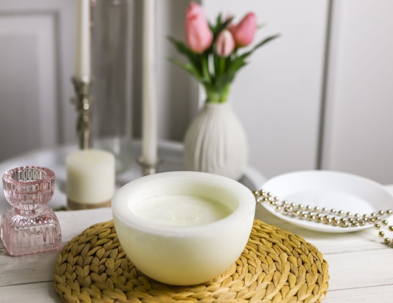 Ароматическая свеча ПРОФУМАТО, магнолия, 15 см