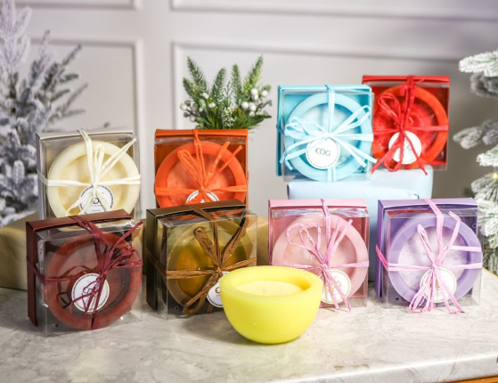 Ароматическая свеча ПРОФУМАТО, магнолия, 15 см