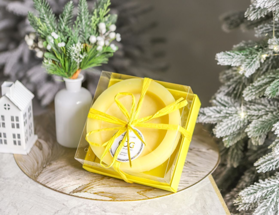 Ароматическая свеча ПРОФУМАТО, манго, 15 см