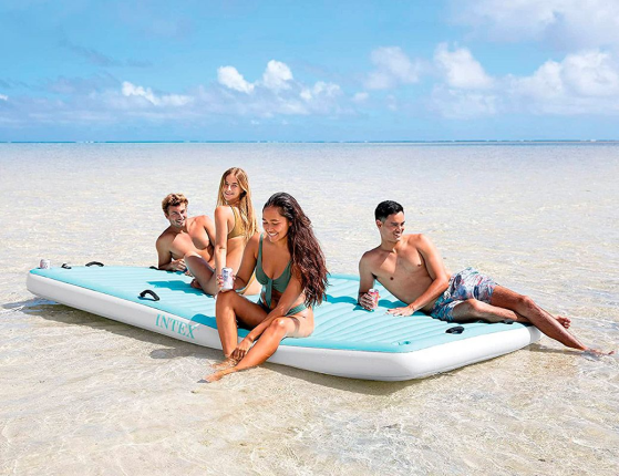 Надувной матрас-платформа для плавания Water Lounge, 310х183х18см
