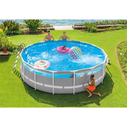 Бассейн каркасный Intex Prism Frame Clearview Pool, 488 х 122 см + фильтр-насос + аксессуары